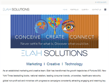 Tablet Screenshot of elahsolutions.com